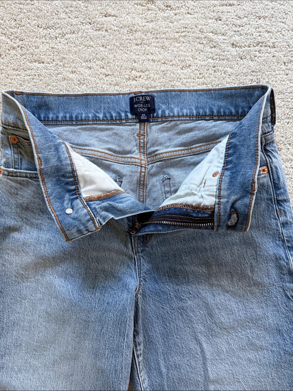 J Crew Wide-leg cropped jeans - Picture 8 of 11